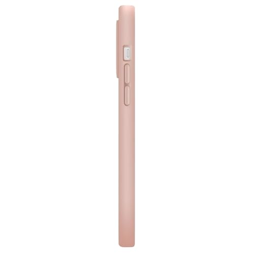 Coque iPhone 13 Uniq en silicone rose pour protection mobile - 3