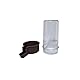 ANIMALPLAST 4 Stück 200 ml Vogelwasserspender, Vogelfutterspender, Vogelkäfig, hängender automatischer Wassersamenspender, geeignet für kleine bis mittelgroße Vögel (Kristall-Braun, dünnes Netz)