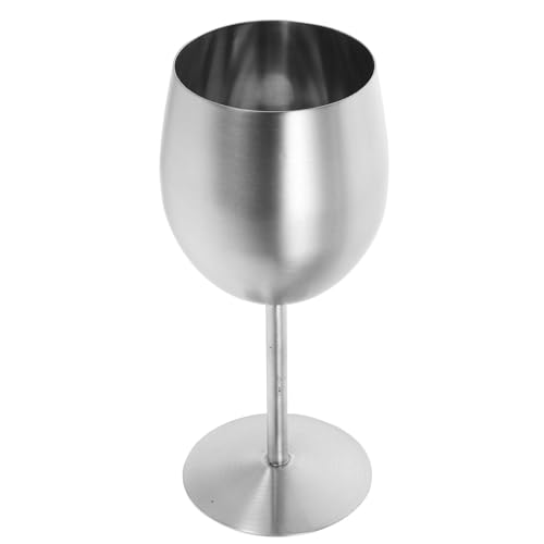 SUPVOX Copas de Vino de Metal Resistentes y Ligeras, Capacidad Media, Estilo Europeo para Entretenimiento en Restaurantes y Reuniones Familiares