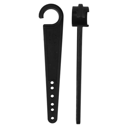 MUCKLILY Manijas de Control para Silla de Ruedas Eléctrica 254 MM Accesorio 2 Piezas Piezas de Repuesto Prácticas y Duraderas para Reposapiés Elevable Compatibles Sillas de Ruedas de