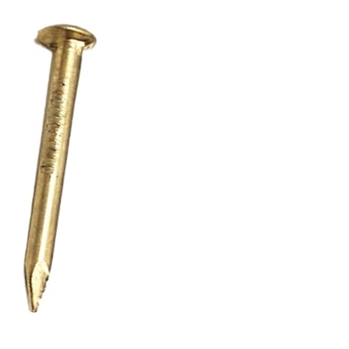NoZem 100-200 pièces Or Argent Antique Laiton Bronze Fer Petite Mini tête Ronde Fil Clou for boîte à Bijoux matériel Attaches (Color : Golden 1.5x25mmx100)