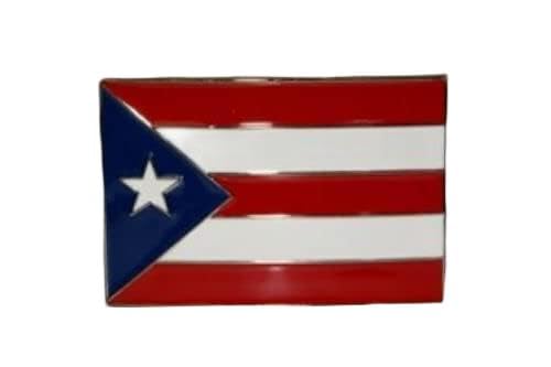 Flakita's Novelties Puerto Rico Puerto Rican Boricua Flag Belt Buckle
