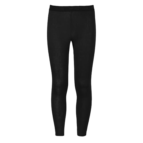 Hot Chillys Youth Pepper Bi-Ply Bottom Midweight Relaxed Fit Base Layer - UPF 30 Thermal Underwear Pants