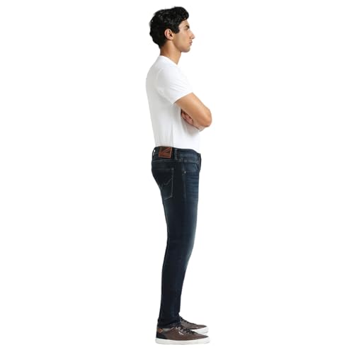 Image of Pepe Jeans Men's Straight Fit Jeans | Mid Rise | Chinox | Jeans for Man