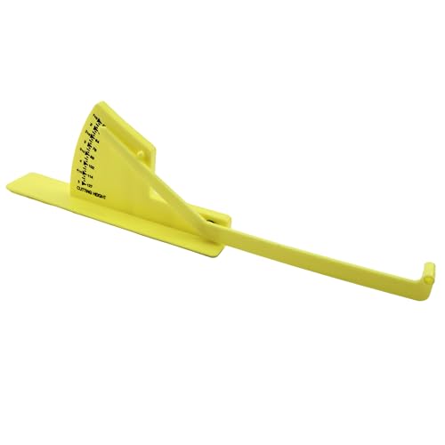 DVPARTS Upgrade Mower Deck Leveling Gauge Leveler Gage w/Rigid Arm and Extended Base Compatible with John Deere AM130907 MTD 490-900-0041 Cub Cadet 490-900-0041 Stens 750-442