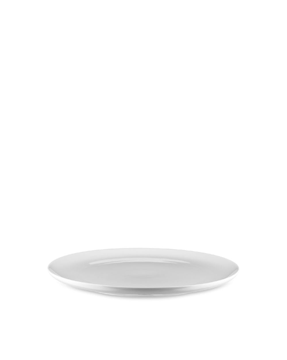 Alessi Itsumo NF07/1 - Designer Dinner Plate, Everyday Use, Minimalist Aesthetic, in White Porcelain, Diameter 27 cm
