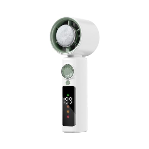 Ventilador de mano recargable para sofocos con pantalla LED 199v 2