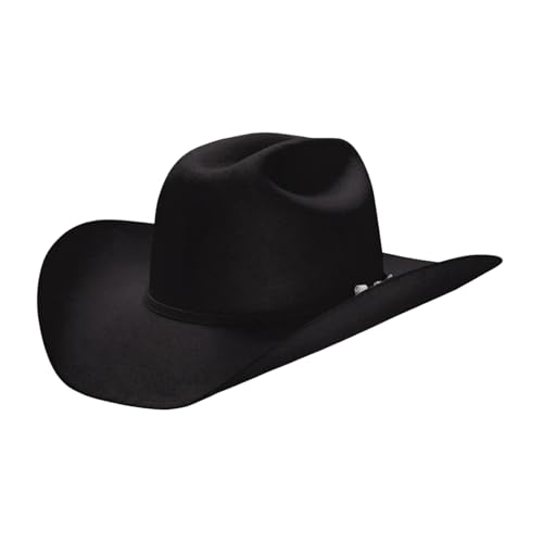 Stetson Men's Deadwood 4X Western Outdoor Hat (Black, 7 3/4)