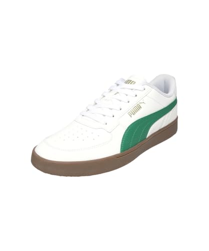PUMA , Unisex-Adult, Court Curves, White-Archive Green-Gum, Sneaker, 11UK, (40608801)