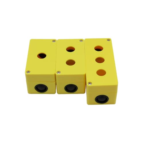 Boîtier bouton-poussoir 16mm perforé 2 positions plastique