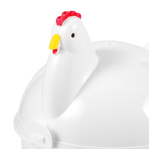 Molde para cocinar huevos en microondas antiadherente y rápido, juego de 2 piezas 4