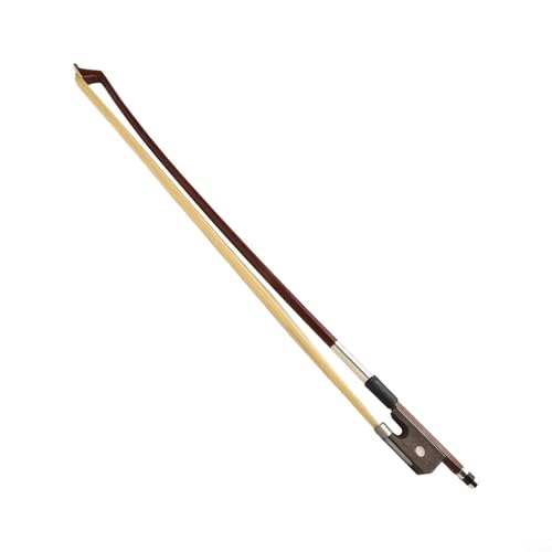 Sumsoctober Exquisite 1/8 Size Cello Bow Premium Wood With White Horsehair For Beginners And Students