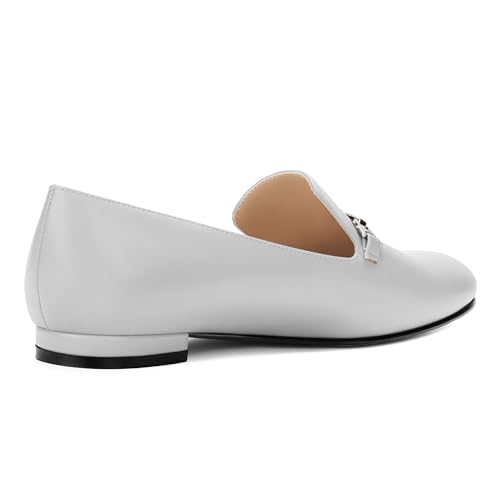 Image of Women's Loafers, Slip On Round Toe Comfortable Flats for Women Dressy and Work, Womens Business Casual Shoes