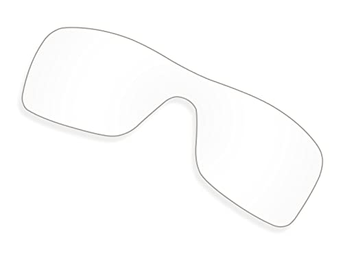 Image of Lenses Replacement for Oakley Batwolf OO9101 Sunglass - Clear Anti Blue Light