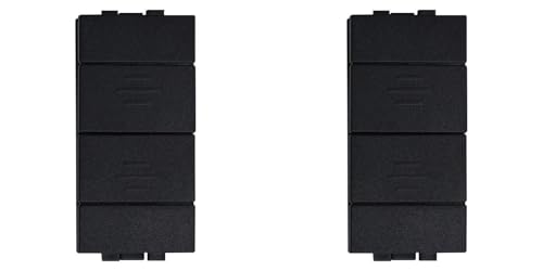 IXTRIMA Pulsante Saliscendi Commutatore 2P 10A Tapparelle Colore Nero Compatibile Con Bticino Living International/Light