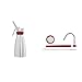 ISI 1801 Thermo Whip realizzato in acciaio inox termoissolato, funzionamento con capsule di crema per panna, salse calde e fredde & 2062600 Rapid Infusion Kit, Silicone/Acciaio Inossidabile