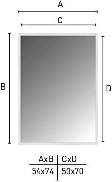 Nielsen Home Oslo Wall Mirror, Approx. 50 x 150 cm