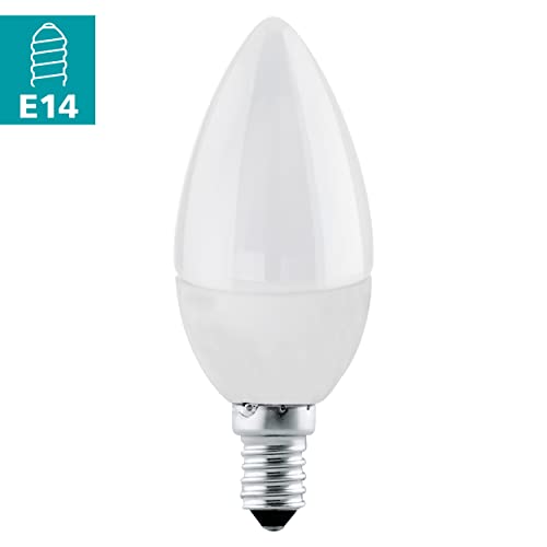 Eglo LED Light Bulb, E14 Candle lamp, 5 watt (Equivalent to 40 watt), 470 lumens, Neutral White, 4000 Kelvin, Spotlight C37 - Image 2