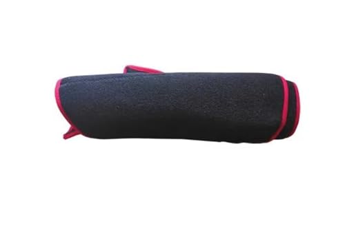 Tapis de tableau de bord haut de gamme Nissan Qashqai J10 Rogue 2006-2013 pare-soleil rouge