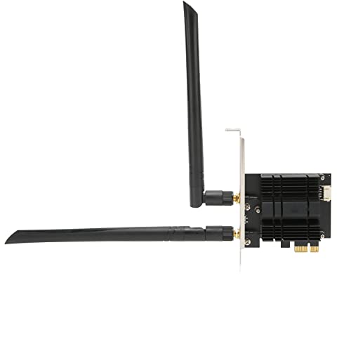 Adaptador inalámbrico PCI Express de doble banda, tarjeta WiFi PCIE para escritorio soporte AC1300Mbps versión 4.2 para PC Gaming miniatura 4