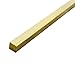 Industrial Brass Flat Rod Metal Straight Plate Crafts Strip, H59 Brass Rectangular Bar for Decoration 1piece(500 * 4 * 20MM)