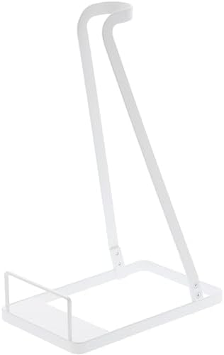 Yamazaki Industries 3275 Handheld Vacuum Cleaner Stand, Color: White, Size: Approx. W: 5.9 x D: 9.4 x H: 15.0 inches (15 x 24 x 38 cm)