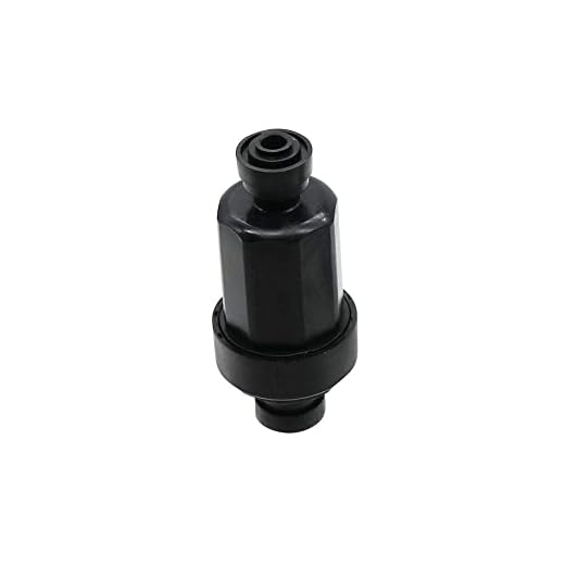 Permanent 1/4"Quick Connect finfilter trädgårdsslipbarriär vatten fint filterrenare fram rostfritt stål 120 mesh filter 6mm gränssnitt (färg: svart)