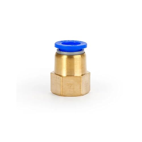 Conector neumático rápido PCF de latón con rosca hembra BSP estable 7