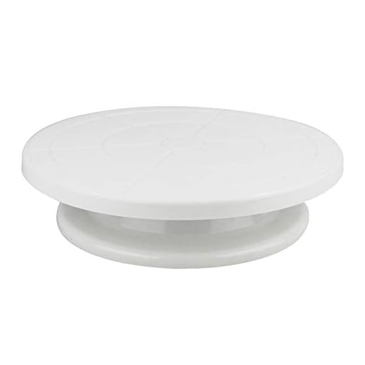furein Base Soporte Giratoria para Tartas, Herramienta de Decoración de Pastel con Soporte Giratorio, Placa de Artesanía Giratoria para Cupcake o Ponqués, Herramientas de Hornear