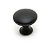 Metal Mat Black Knob(Door, Dresser, Cabinet) [ 1 Bag ]