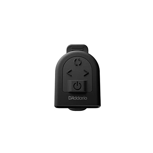 Image of D'Addario Guitar Tuner - Micro Headstock Tuner - Tuner for Acoustic Guitar, Electric Guitar, Bass Guitar, Mandolin, Banjo, Ukulele, Cello, Double Bass & More - Universal Clip On - 1pk