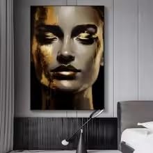 Tableau abstrait moderne pour décoration de salon chic