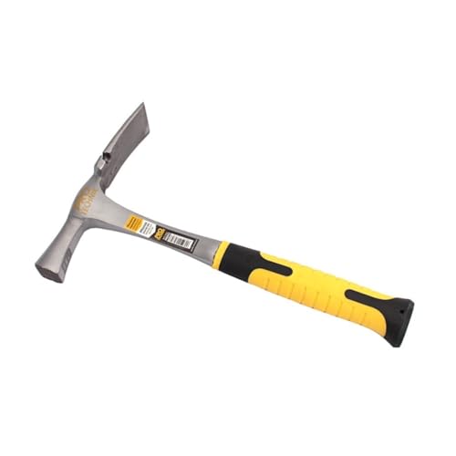 BSD Marteau de Maçon Forme Berlinoise 600g - Marteau à Poignée en Acier, Marteau de Brique