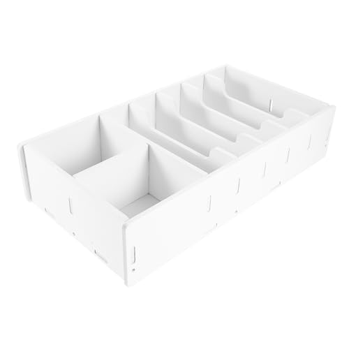 Plateau de rangement compartimenté pour pièces billets et caisse à monnaie de bureau