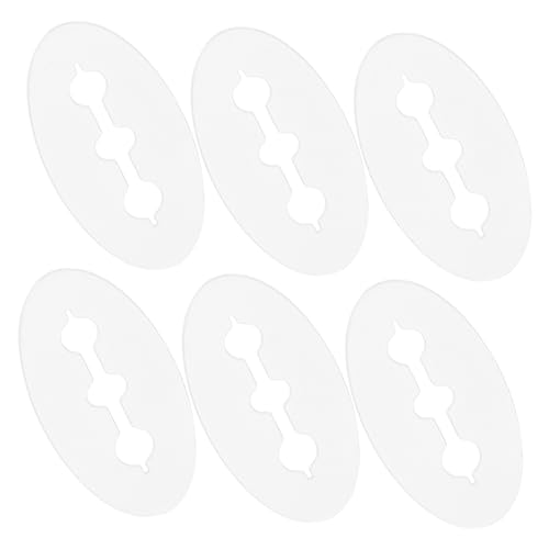 Unomor Sturdy Peg Hook Stopper Discs 100pcs Small Pegboard Hook Locks Reusable Fastener for Display Hangers