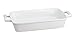 HIC Oblong Rectangular Baking Dish Roasting Lasagna Pan, Fine White Porcelain, 13-Inches x 9-Inches x 2.5-Inches