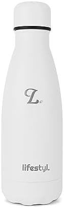 Lifestyl Stainless Steel Water Bottle | 24 Hrs Cold & 12 Hrs Hot| Thermoshield Technology Vacuum Insulated Metal Water Bottles, Leak-Proof Drinks Bottle for Gym, Yoga, (500 ml, Galaxy Darkblue)
