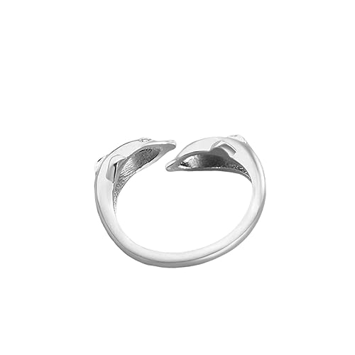 Bague anniversaire cadeau idéal motif dauphin vintage fille