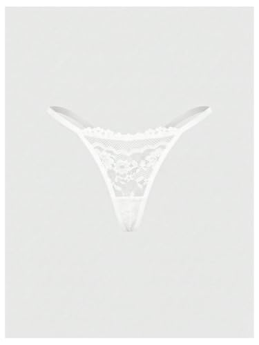 Image of RoseSeek Women's Sparkling Butterfly Chain Underwear Low Rise Cheeky G String Panty