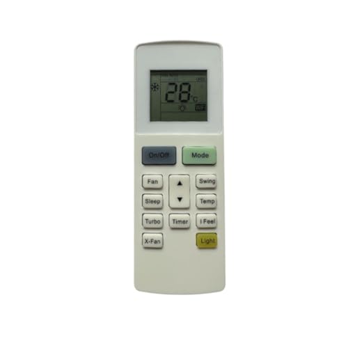 Image of Upix AC Remote No. 222A (No Backlight), Compatible /Replacement for Onida AC Remote Control (Exactly Same Remote Will Only Work)