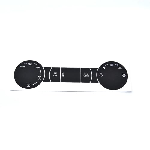 Autocollants de réparation bouton VW Touareg pour réparer facilement vos interrupteurs abîmés