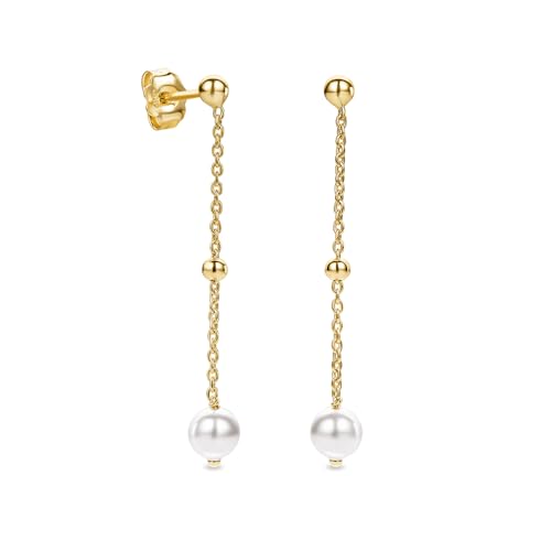 Boucles d'oreilles pendantes en perles pour illuminer vos tenues de bureau et de soirée
