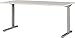 Produktbild Germania Schreibtisch 4253-583 GW-Profi, in Lichtgrau/Silber, mechanisch höheneinstellbar, 180 x 80 x 80 cm (BxHxT)