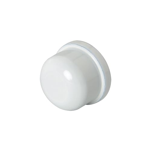 DGBRSM 2PCS White Solid Lamp Finials Caps Tapped of Tops Lamp Accessories for Lamp Shade Holder Harp Lamp Finial Knob