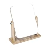 Miroir de maquillage : cadre de support stable, durable et réglable, miroir de coiffeuse