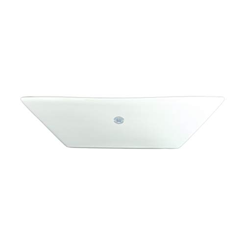Renovators Supply Manufacturing Countertop Vessel Sinks For Bathrooms 16.5 In. Small White Bathroom Sink, Castle #TOP4