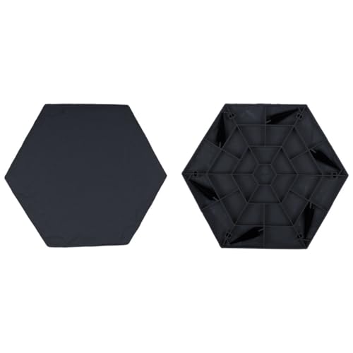 Stepping Stones with Ground Stakes Stepping Stones with Stakes Home Or Garden Step Stones for Outdoor Walkway Or (Circle Cyan) Vase Stone Color (C, One Size)