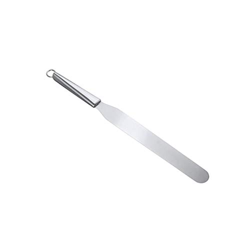Katpost Spatule Patisserie pour Réussir Glaçage et Lissage Gateaux,Spatule Gateau Spatule Coudée Patisserie Couteau Palette Pelle Cuisine en Acier Inoxydable