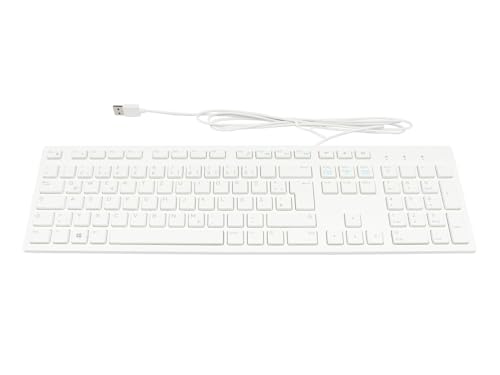 Dell 058VY Original Tastatur DE (deutsch) weiß für Inspiron 15 (3582), Precision 15 (5530)