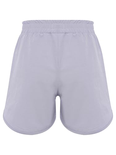 Jhaoyu Girls Multi-Sport Shorts Outfits Quick-Drying Elastic Waist Design in Solid Colors Running Yoga Beach Essential4